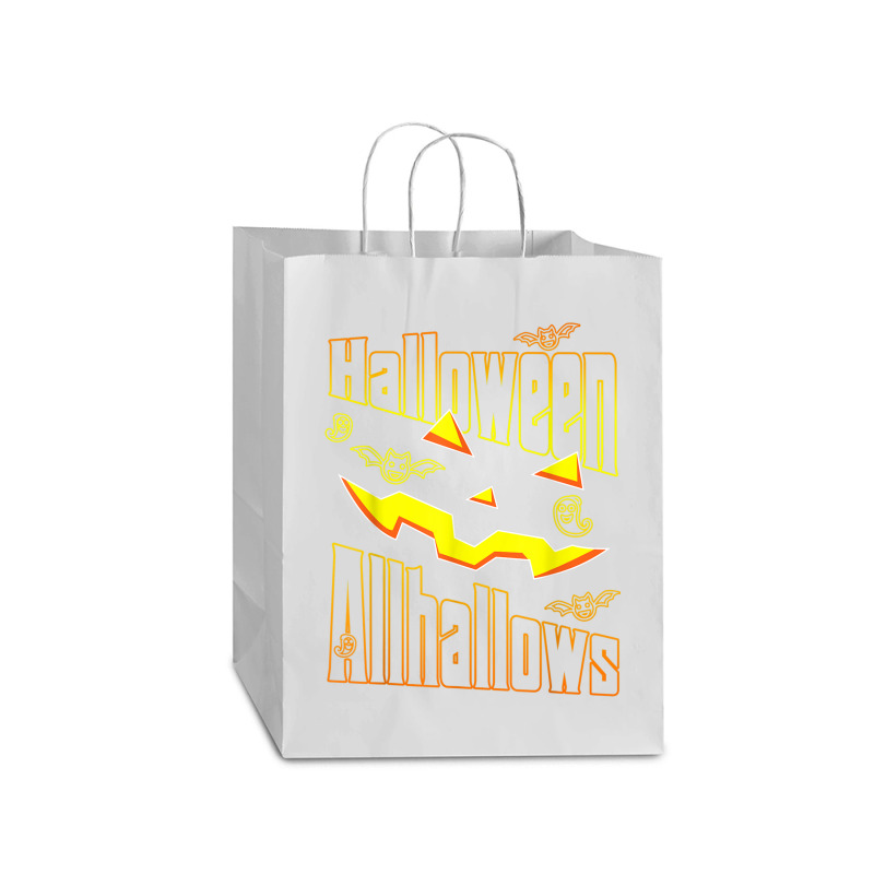 Funny Halloween Allhallows Halloween 2022 Mart Paper Bag -13 X 7 X 17 | Artistshot