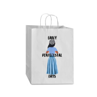 Funny Early Pentecostal Days Long Skirts Lace Head Covering Mart Paper Bag -13 X 7 X 17 | Artistshot