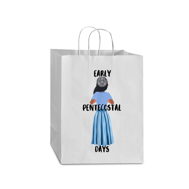 Funny Early Pentecostal Days Long Skirts Lace Head Covering Mart Paper Bag -13 X 7 X 17 | Artistshot