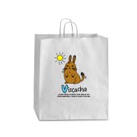 V Is For Viscacha Queen Paper Bag - 16 X 6 X 19 1/4 | Artistshot