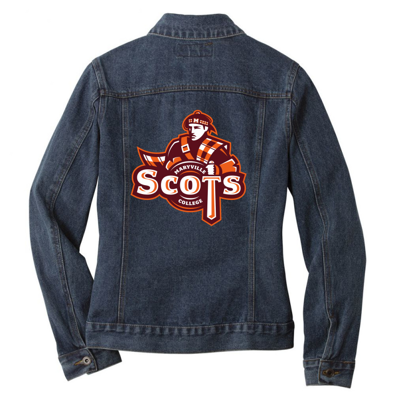 Maryville Merch, Scots Ladies Denim Jacket by acoolmarket | Artistshot