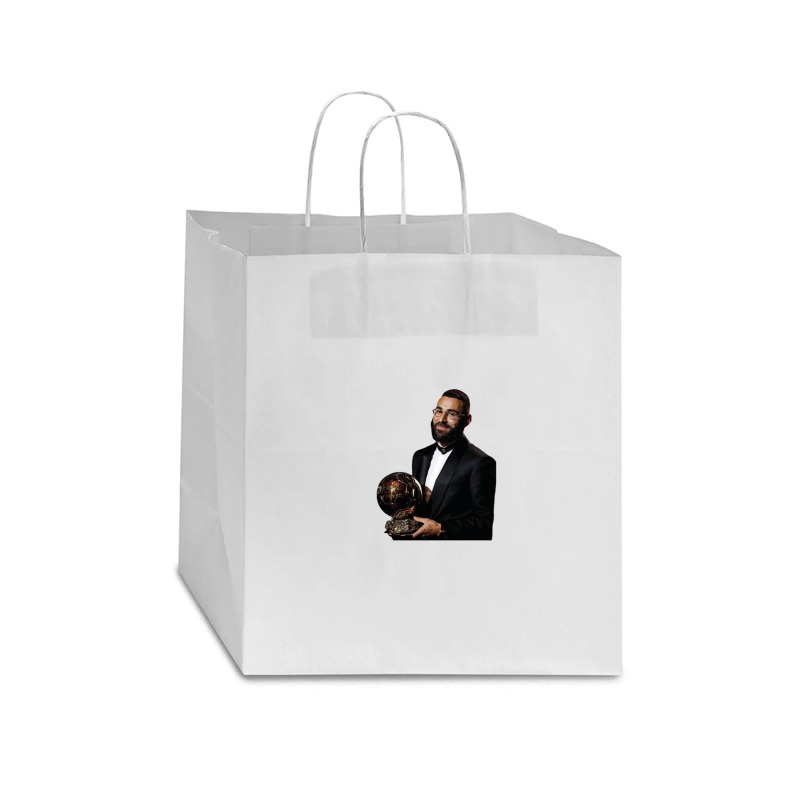 Karim Benzema Ballon D'or 2022 Star Paper Bag - 13 X 7 X 13 | Artistshot