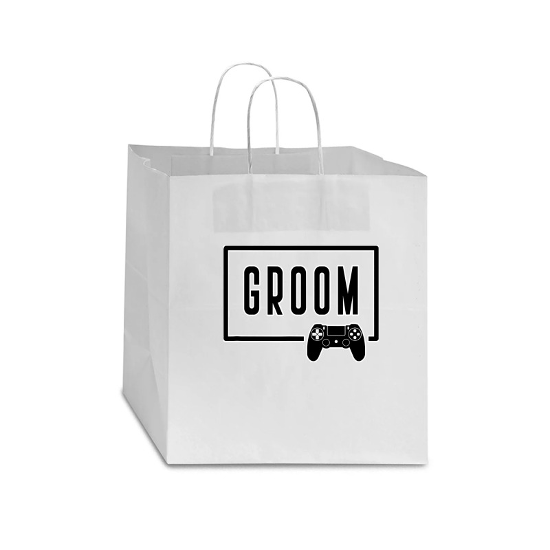 Groom Groomsmen Wedding Bachelor Party 1 Star Paper Bag - 13 X 7 X 13 | Artistshot