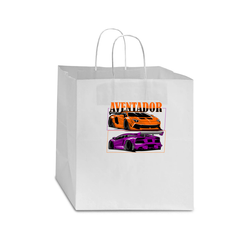 Super Car Tshirt Star Paper Bag - 13 X 7 X 13 | Artistshot