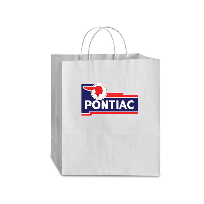 Retro Pontiac Classic Car Dealership Sign Traveler Paper Bag -13 X 6 X 15 3/4 | Artistshot