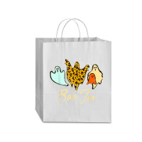 Boo Jee Leopard Halloween Traveler Paper Bag -13 X 6 X 15 3/4 | Artistshot