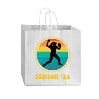 Softball Senior 2023 Senior Night Gifts High School Long Sleeve T Shir Vogue Paper Bag - 16 X 6 X 12 | Artistshot