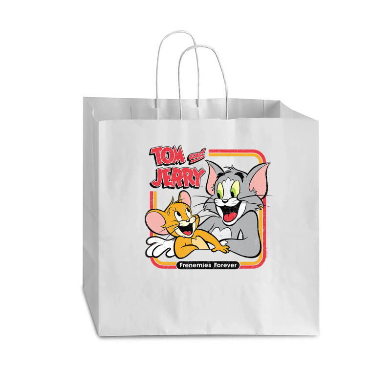 Tom And Jerry Frenemies Forever Vogue Paper Bag - 16 X 6 X 12 | Artistshot