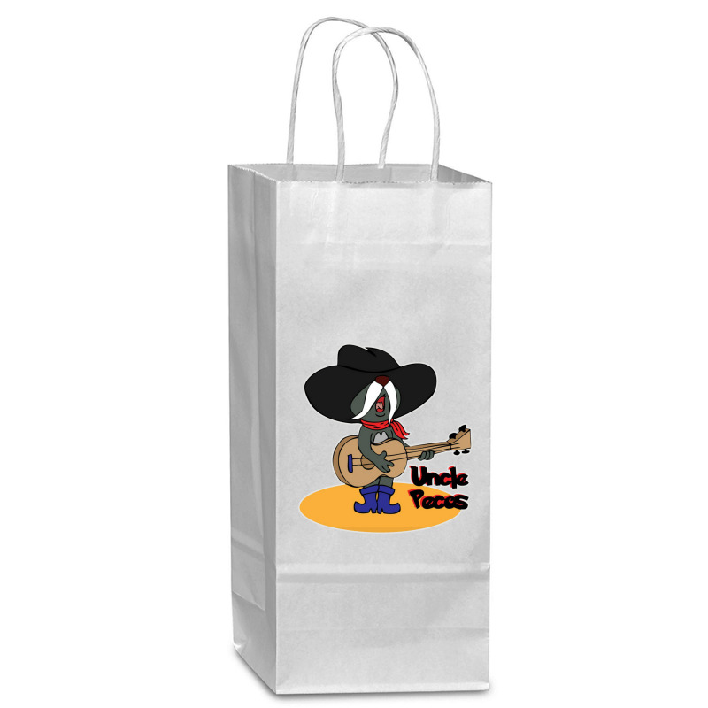 Uncle Pecos Crambone Wine Paper Bag - 5 1/2 X 3 1/4 X 13 | Artistshot