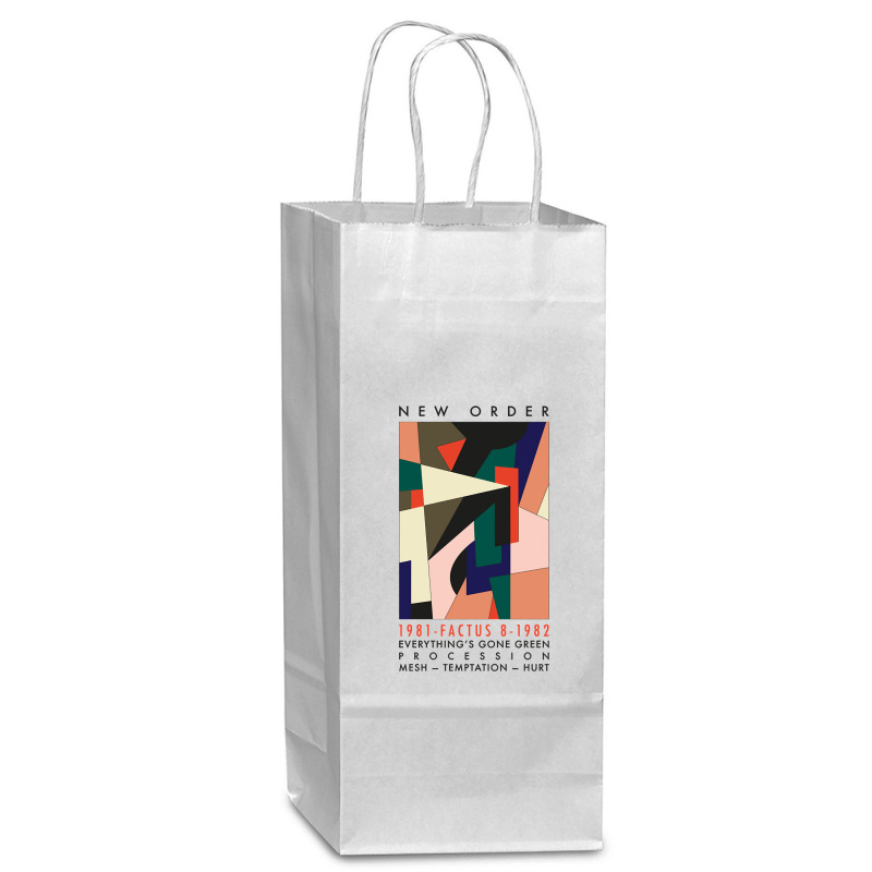 Factus 8 Wine Paper Bag - 5 1/2 X 3 1/4 X 13 | Artistshot