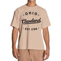 Classic Retro Vintage Cleveland Ohio 1796 Usa Novelty Pride Urban Heavy T-shirt | Artistshot