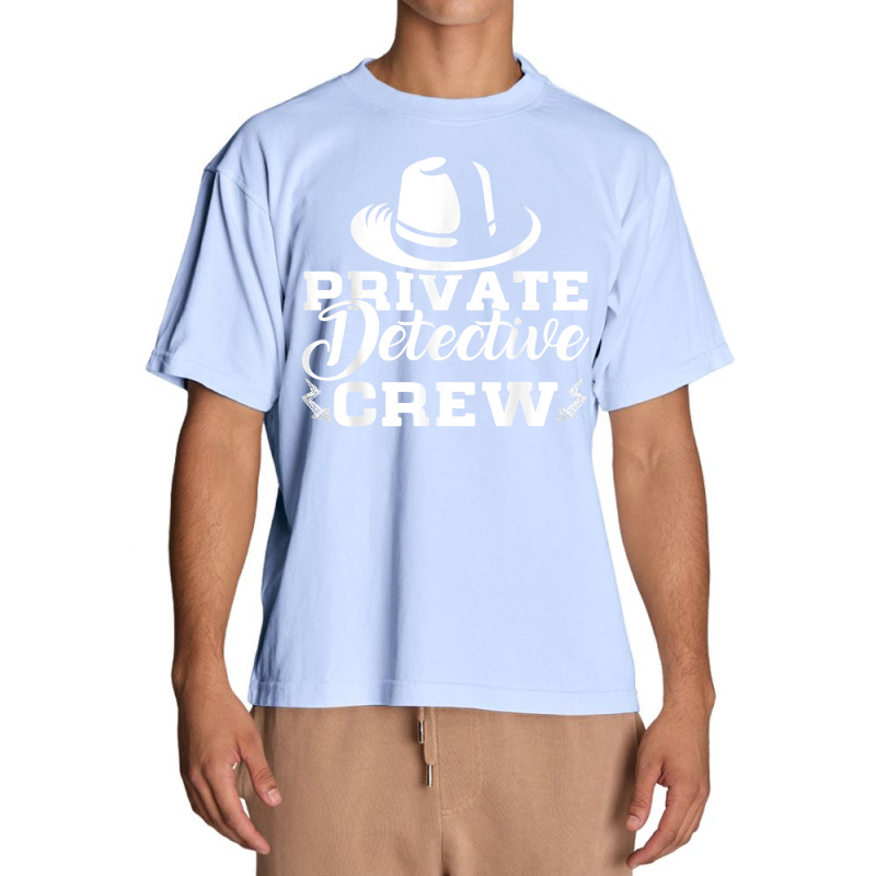 Funny Private Detective Crew Investigator Spy T Shirt Urban Heavy T-shirt by MoczoTenleigh | Artistshot