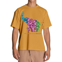 Elephant With Flower Metastatic Breast Cancer Awareness T Shirt Urban Heavy T-shirt | Artistshot