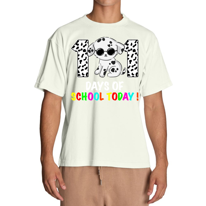 101 Days Of School Cute Dal.matian Leopard For Boys Kids Urban Heavy T-shirt | Artistshot