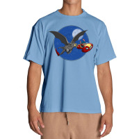 Flying Car And Black Dragon Urban Heavy T-shirt | Artistshot