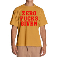 Zero Fucks Given Urban Heavy T-shirt | Artistshot