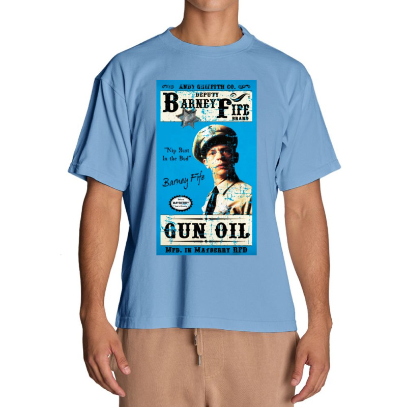 Barney Fife Gun Oil Distressed Urban Heavy T-shirt | Artistshot