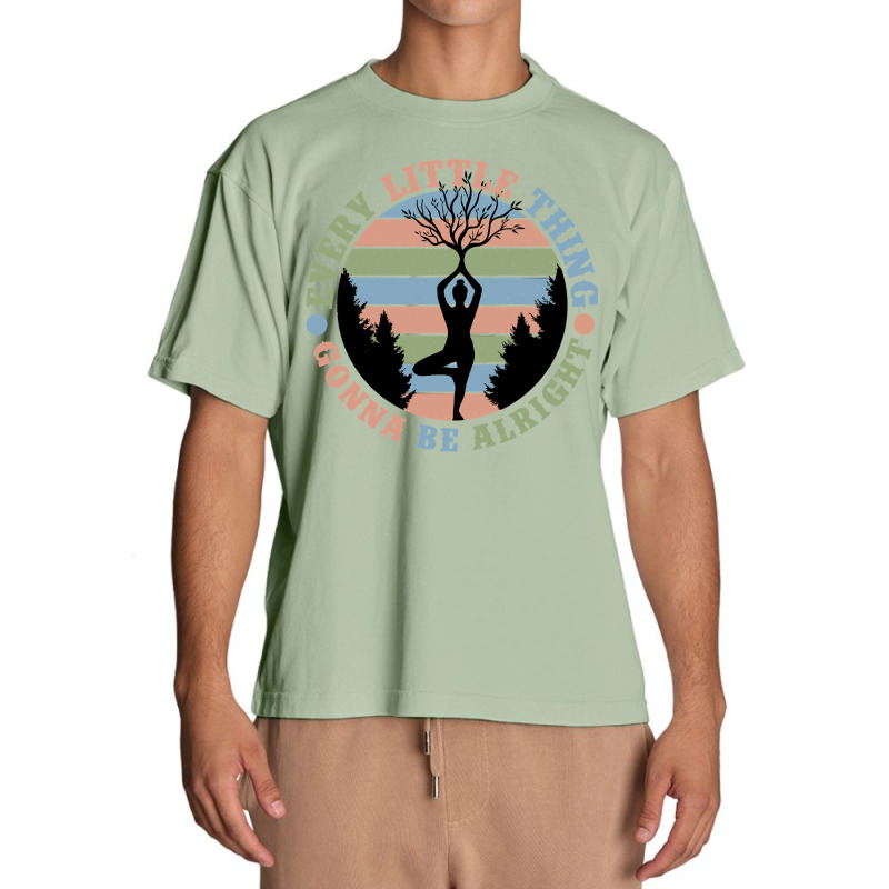 Yoga Fitness Zenevery Little Thing Gonna Be Alright Spiritual And Mind Urban Heavy T-shirt | Artistshot