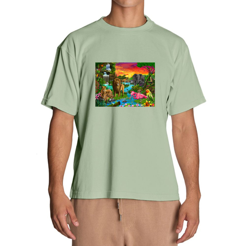 African Paradise Premium Scoop Urban Heavy T-shirt by BertFitt | Artistshot