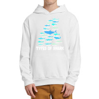 Nurse T  Shirt Types Of Shark Megalodon Great White Nurse Shark T  Shi Urban Pullover Hoodie | Artistshot