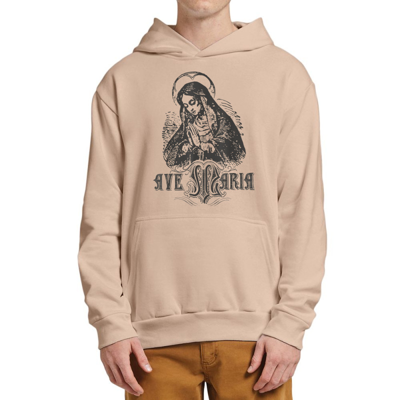 Ave Maria Schubert Latin Mass Blessed Mother Hail Mary Lady T Shirt Urban Pullover Hoodie by ayedencoplon | Artistshot