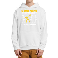 Bladder Cancer T  Shirt Bladder Cancer Awareness It's Not A Disability Urban Pullover Hoodie | Artistshot