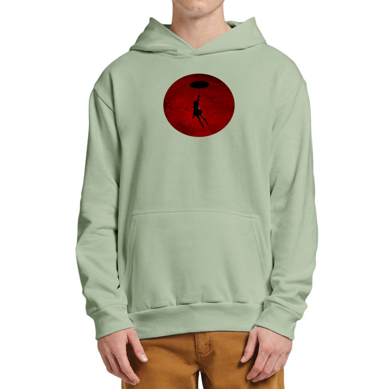 Anime Girl Silhouette Urban Pullover Hoodie | Artistshot