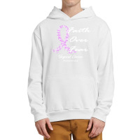 Vaginal Cancer Awareness T  Shirt Vaginal Cancer Awareness Faith Over Urban Pullover Hoodie | Artistshot