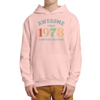 Awesome Since 1973 Urban Pullover Hoodie | Artistshot