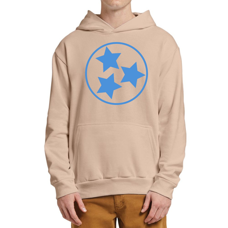 Titan S Blue Tri Star Classic Urban Pullover Hoodie | Artistshot