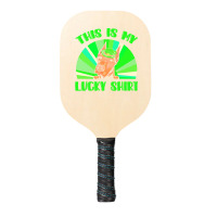 St Patricks Day Gift T  Shirt Doberman Leprechaun St Patricks Day Dog Pickleball Paddle | Artistshot