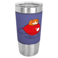 Red Balloon And Guinea Pig Leatherette Tumbler | Artistshot