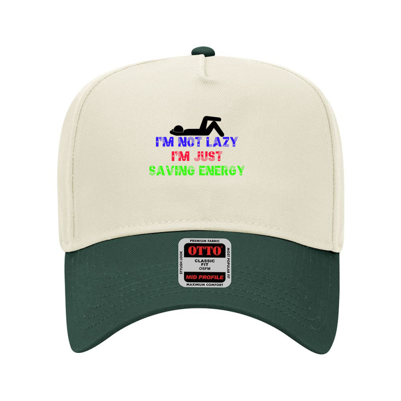 I'm Not Lazy Adjustable Baseball Cap | Artistshot