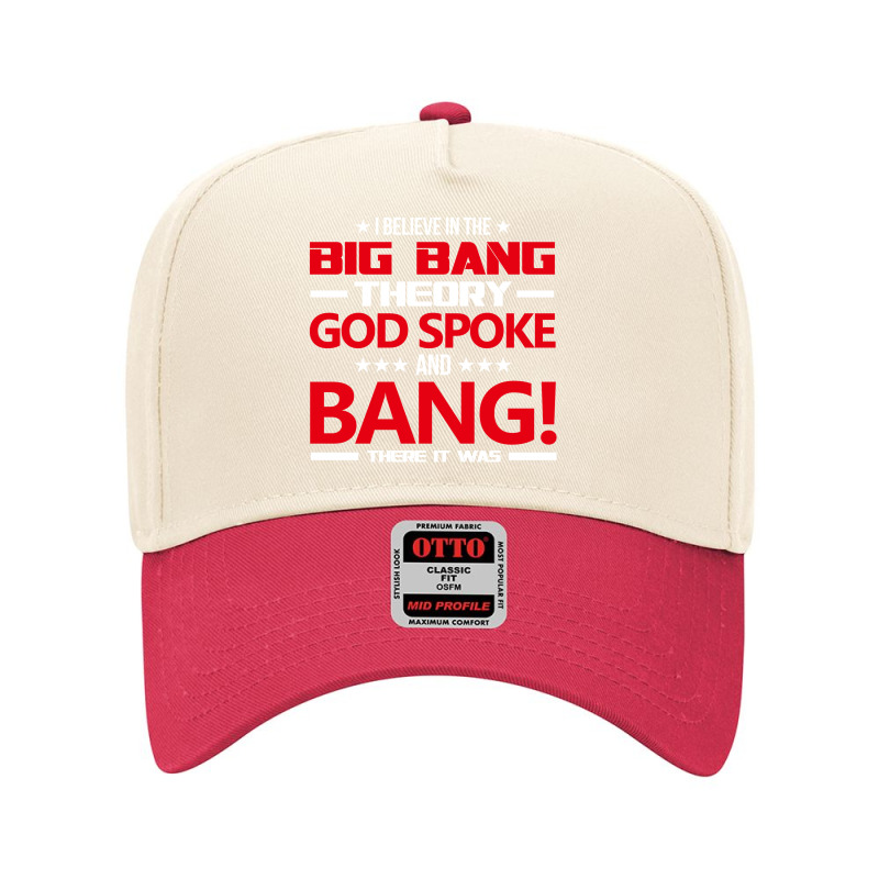 Big Bang Theory Funny Christian Creation Adjustable Baseball Cap by devy | Artistshot