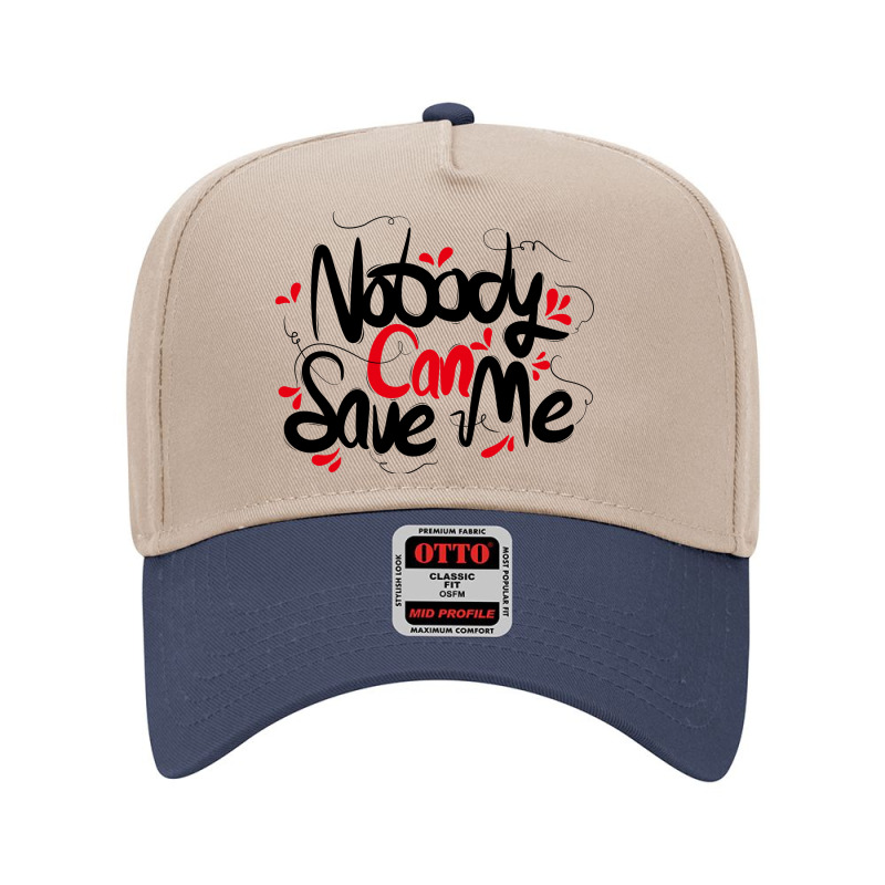 Nobody Can Save Me Adjustable Baseball Cap by Distrowlinc | Artistshot