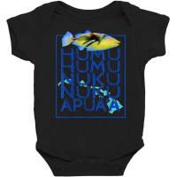 Humuhumunukunukuapua'a Triggerfish Hawaiian T Shirt Baby Bodysuit | Artistshot