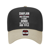 Gift For F Ckin' Genius Chaplain Adjustable Baseball Cap | Artistshot