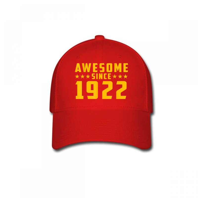 Awesome Since 1922 Birthday Baseball Cap | Artistshot