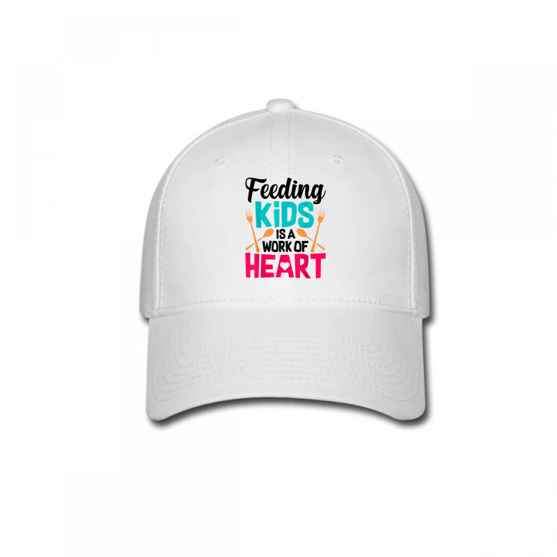 Feeding Kids Cute Lunch Ladies Back To School Novelty Baseball Cap by Uniform | Artistshot