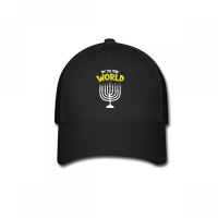 Hanukkah Jewish Holiday Oy To The World Baseball Cap | Artistshot