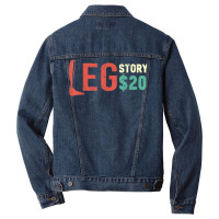 Funny Amputee Prosthetic Leg Story $20 Amputation T Shirt Men Denim Jacket | Artistshot