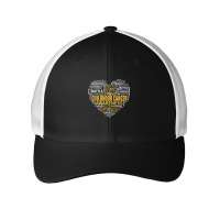 Childhood Cancer Awareness Hope Support Strong Warrior Mesh Cap | Artistshot