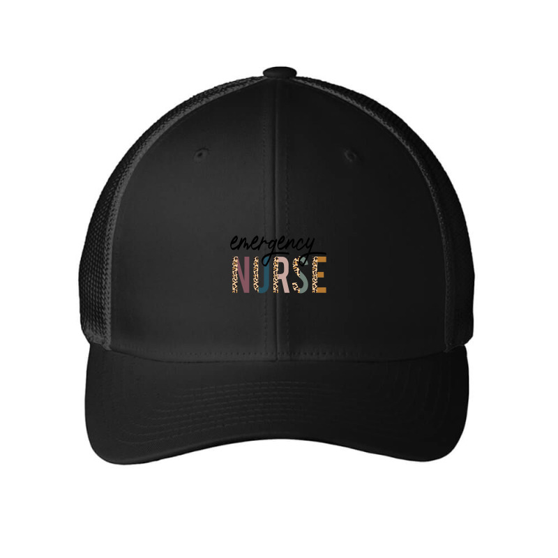 Emergency Nurse Leopard Nurse Gift Mesh Cap | Artistshot