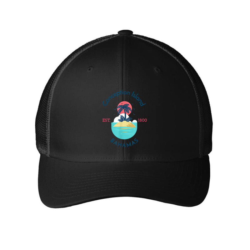 Conception Island Islet In The Bahamas Mesh Cap | Artistshot