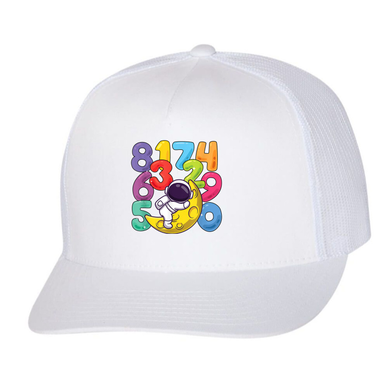 Number Learning Calculator Costume Matc Day Math Outfit Kids Trucker Cap by Shirt | Artistshot