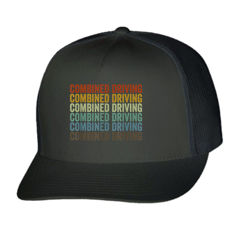 Combined Driving Sports Retro Trucker Cap by Tees | Artistshot