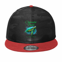 Clearwater Beach Florida Watercolor Sea Turtle Camo Snapback | Artistshot