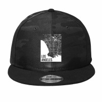 Los Angeles Southern California Area Map Sweatshirt Camo Snapback | Artistshot