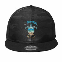 Jcombs Clearwater Beach, Fl, Beach In The Sea Turtle Camo Snapback | Artistshot