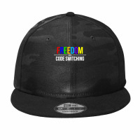 Freedom Over Code Switching Rainbow Long Sleeve T Shirt Camo Snapback | Artistshot